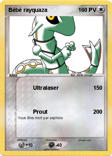 Pokemon Bébé rayquaza