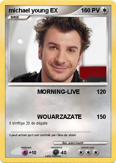 Pokemon michael young EX