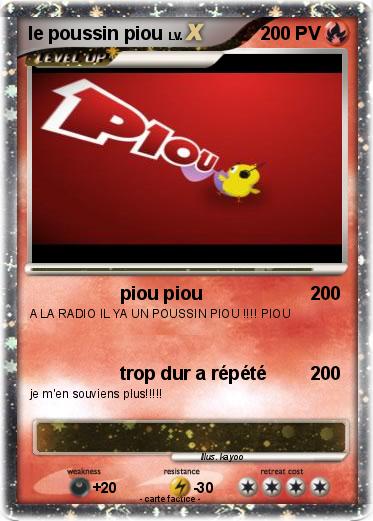 Pokemon le poussin piou