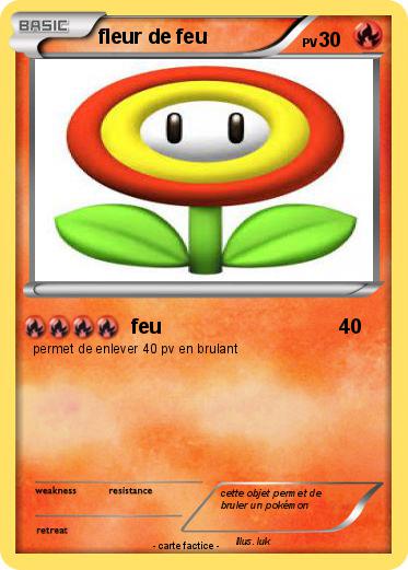 Pokemon fleur de feu