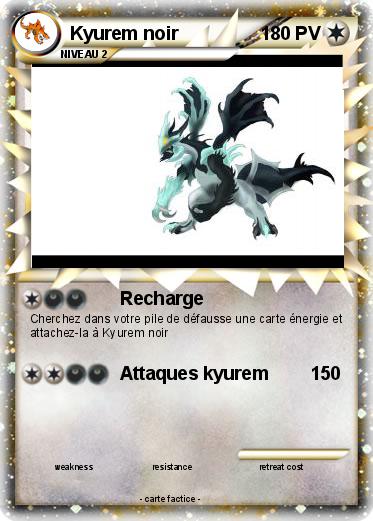 Pokemon Kyurem noir