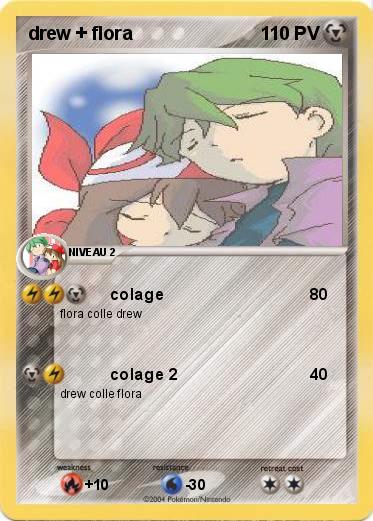 Pokemon drew + flora