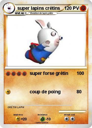 Pokemon super lapins crétins