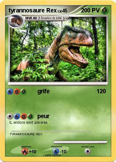 Pokemon tyrannosaure Rex