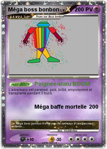 Pokemon Méga boss bonbon