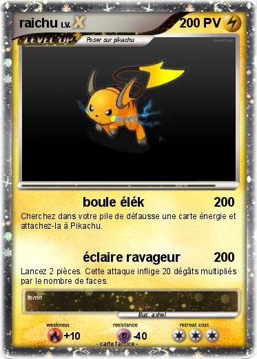 Pokemon raichu