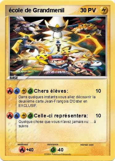 Pokemon école de Grandmenil