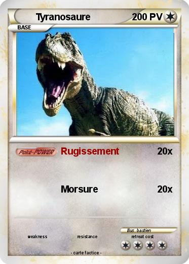 Pokemon Tyranosaure