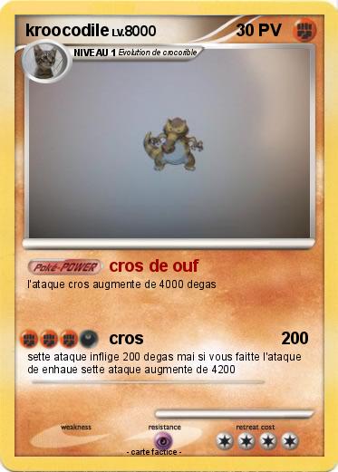 Pokemon kroocodile
