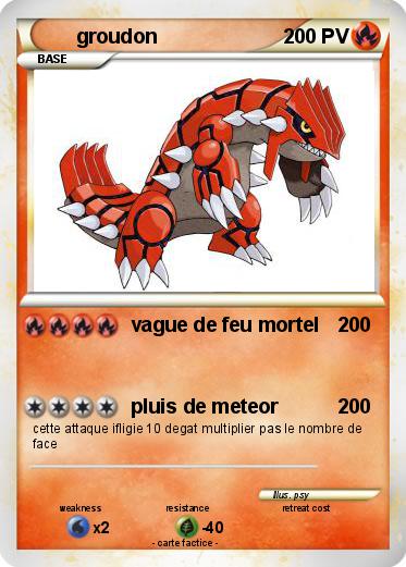 Pokemon groudon