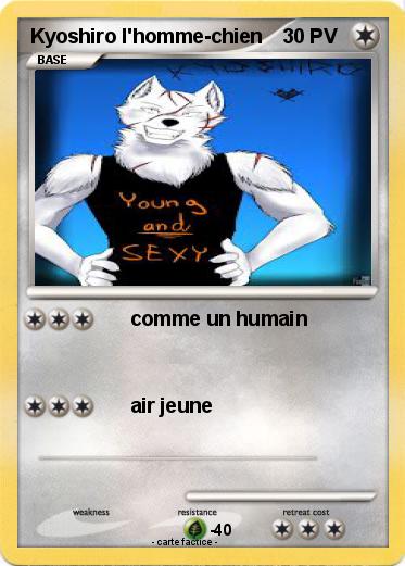Pokemon Kyoshiro l'homme-chien