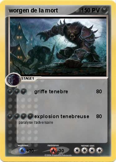 Pokemon worgen de la mort