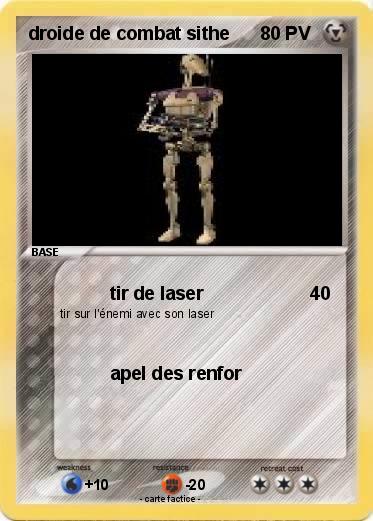 Pokemon droide de combat sithe