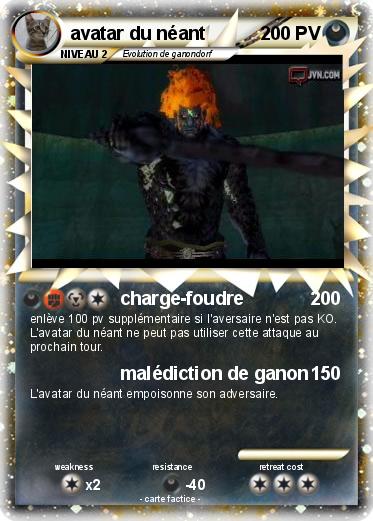 Pokemon avatar du néant