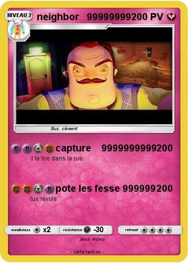 Pokemon neighbor   99999999