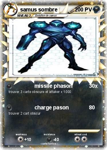 Pokemon samus sombre