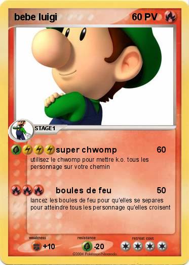 Pokemon bebe luigi