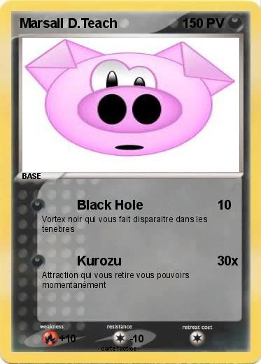 Pokemon Marsall D.Teach