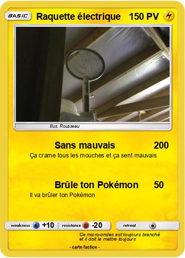 Pokemon Raquette électrique