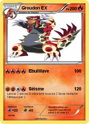 Pokemon Groudon EX