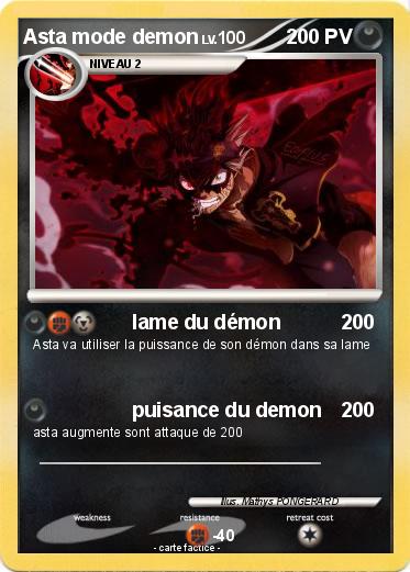 Pokemon Asta mode demon