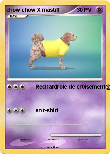 Pokemon chow chow X mastiff