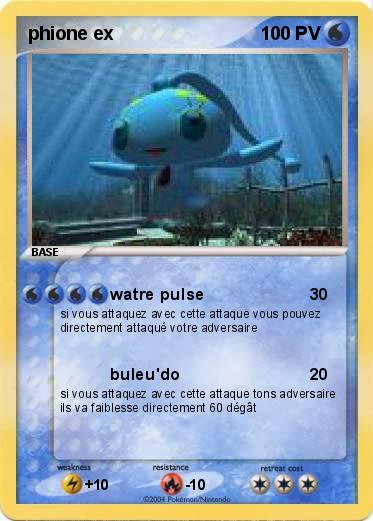 Pokemon phione ex