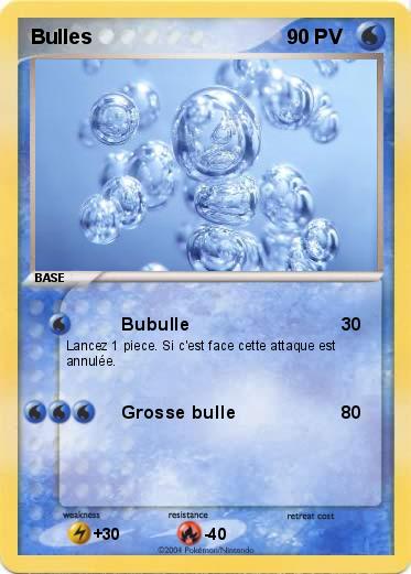 Pokemon Bulles