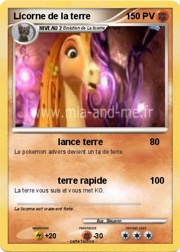 Pokemon Licorne de la terre