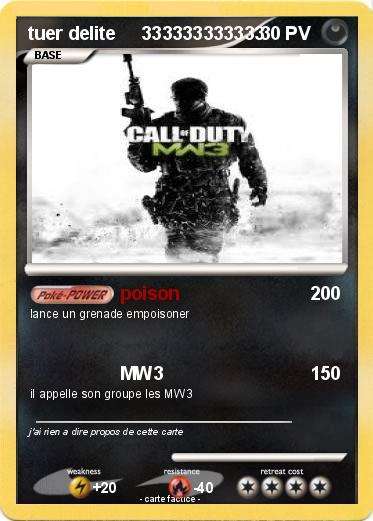 Pokemon tuer delite     333333333333