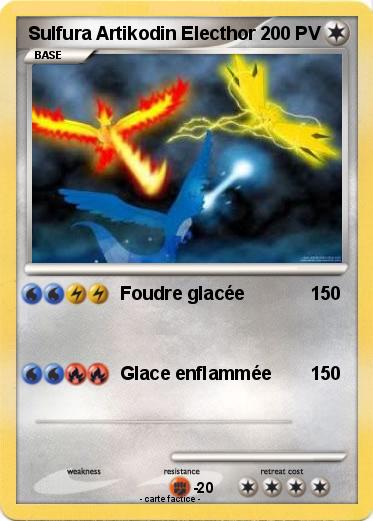 Pokemon Sulfura Artikodin Electhor