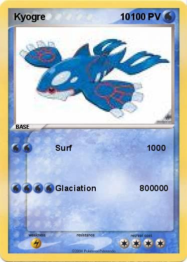 Pokemon Kyogre                             10