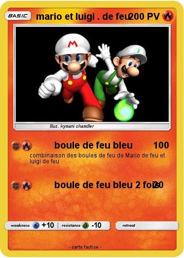 Pokemon mario et luigi . de feu