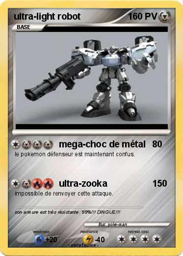 Pokemon ultra-light robot