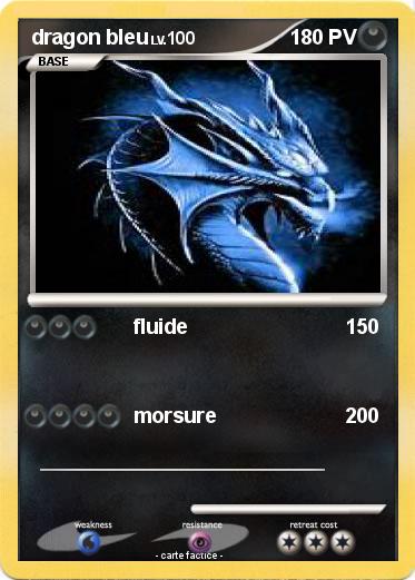 Pokemon dragon bleu