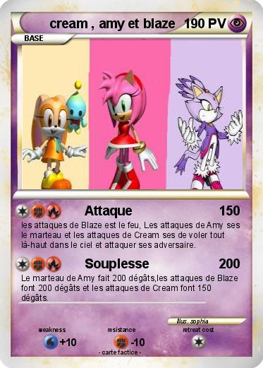Pokemon cream , amy et blaze