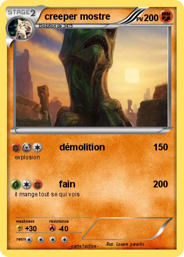 Pokemon creeper mostre