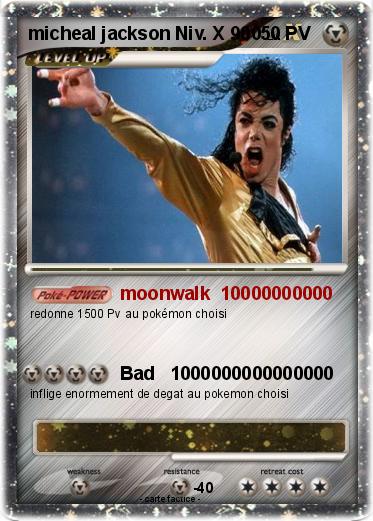 Pokemon micheal jackson Niv. X 900