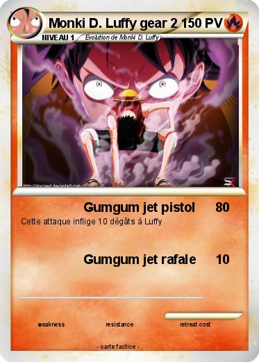 Pokemon Monki D. Luffy gear 2