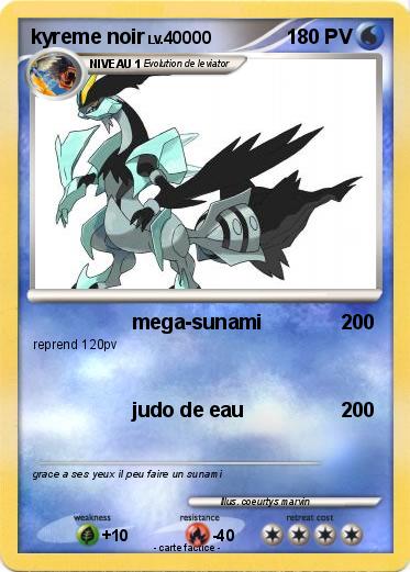 Pokemon kyreme noir