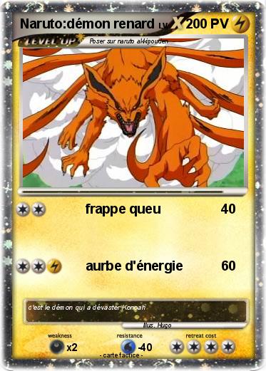 Pokemon Naruto:démon renard