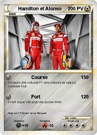 Pokemon Hamilton et Alonso