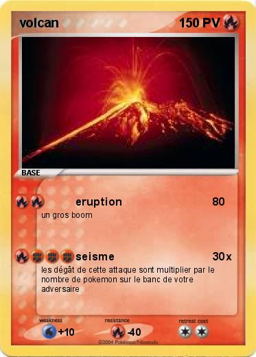Pokemon volcan