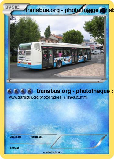 Pokemon transbus.org - photothèque : irisbus agora s - linéa - gap