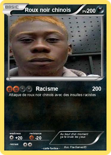 Pokemon Roux noir chinois