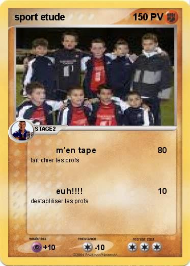 Pokemon sport etude