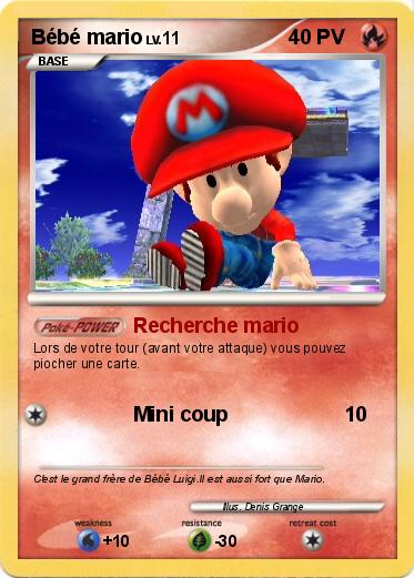 Pokemon Bébé mario
