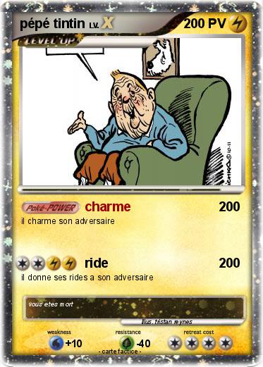 Pokemon pépé tintin
