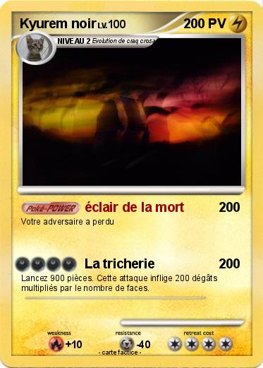 Pokemon Kyurem noir
