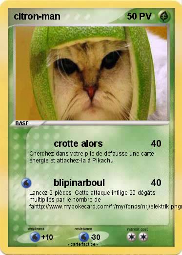Pokemon citron-man